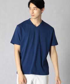 VネックTシャツ「Triporous FIBER」