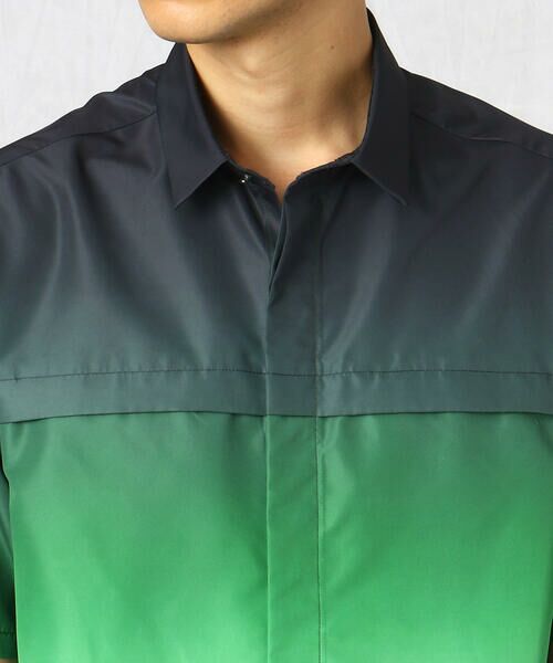 COMME CA MEN / コムサ・メン シャツ・ブラウス | グラデーションプリント　半袖シャツ　 | 詳細5