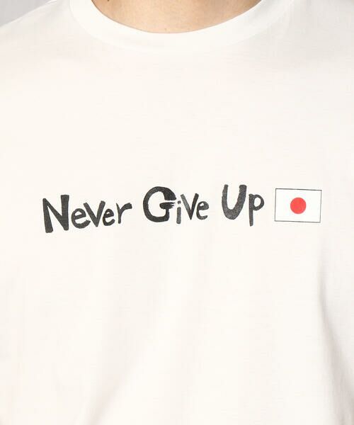 COMME CA MEN / コムサ・メン シャツ・ブラウス | Never Give Up メッセージTシャツ | 詳細1
