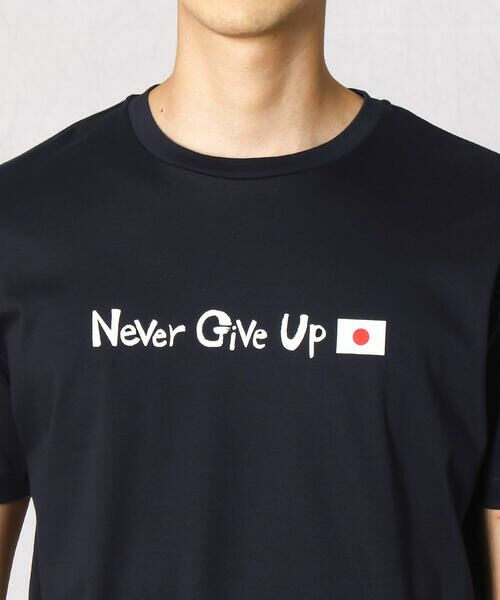COMME CA MEN / コムサ・メン シャツ・ブラウス | Never Give Up メッセージTシャツ | 詳細6