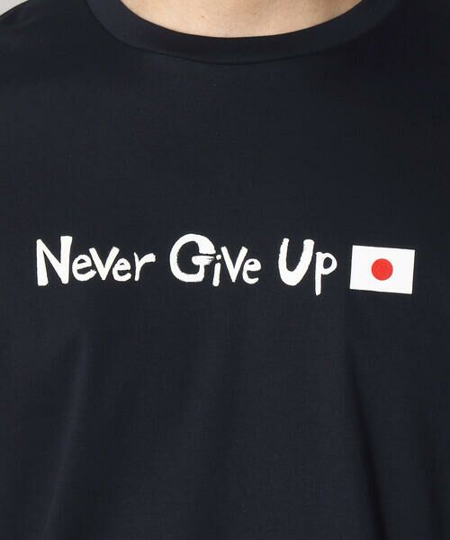 COMME CA MEN / コムサ・メン シャツ・ブラウス | Never Give Up メッセージTシャツ | 詳細9