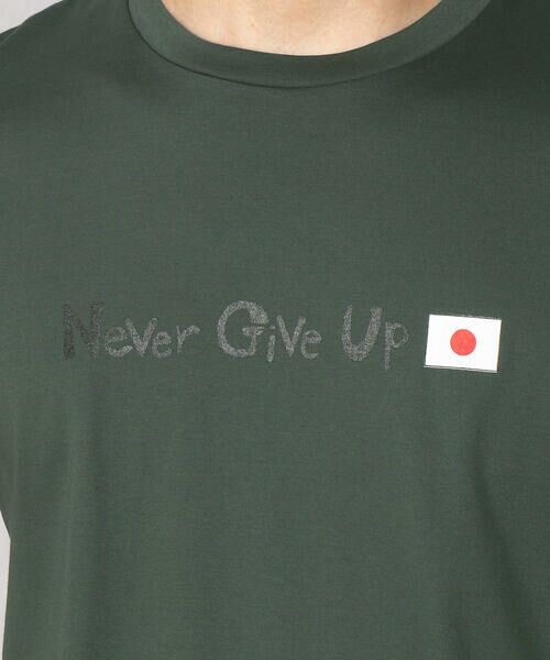 COMME CA MEN / コムサ・メン シャツ・ブラウス | Never Give Up メッセージTシャツ | 詳細11