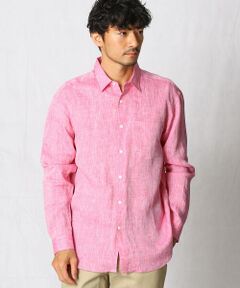 COMME CA MEN / コムサ・メン シャツ・ブラウス | カラーリネンシャツ