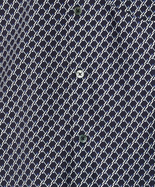 COMME CA MEN / コムサ・メン シャツ・ブラウス | オプティカルプリント　半袖シャツ | 詳細11