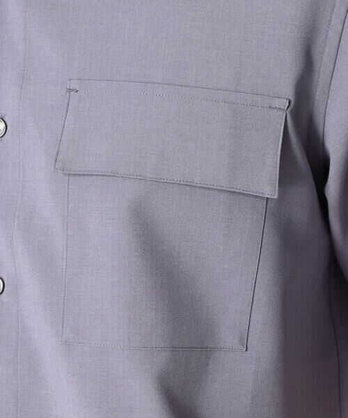 COMME CA MEN / コムサ・メン シャツ・ブラウス | フラップポケット半袖シャツ | 詳細13