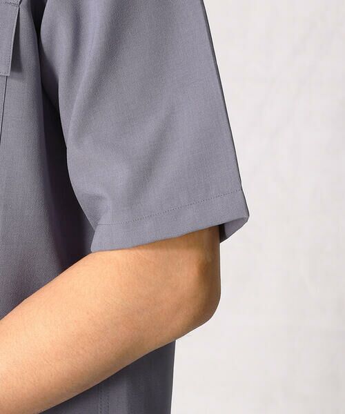 COMME CA MEN / コムサ・メン シャツ・ブラウス | フラップポケット半袖シャツ | 詳細14