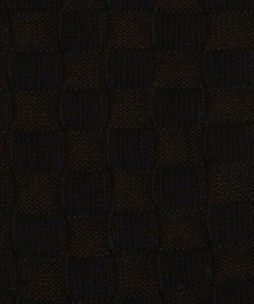 COMME CA MEN / コムサ・メン ソックス | ジャカード市松柄　クルーソックス | 詳細6