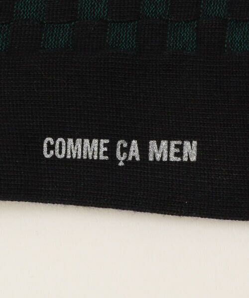 COMME CA MEN / コムサ・メン ソックス | ジャカード市松柄　クルーソックス | 詳細10