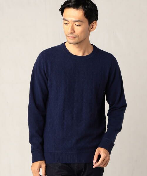 COMME CA MEN / コムサ・メン ニット・セーター | 市松オーバーペーン　カシミヤセーター | 詳細5