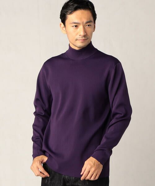 COMME CA MEN / コムサ・メン ニット・セーター | 総針編み　ハイネックセーター | 詳細15