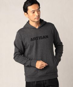 ARTISAN ロゴプリント　スウェットプルパーカー