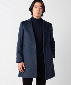 COMME CA MEN / コムサ・メン その他アウター | アンゴラ×ウールビーバー仕上げ　シングルチェスターフィールドコート