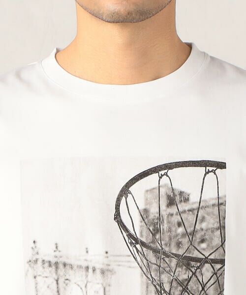 COMME CA MEN / コムサ・メン Tシャツ | L/SフォトプリントT  【BASKETBALL HOOP】 | 詳細7