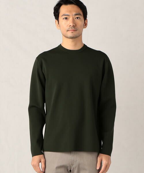 COMME CA MEN / コムサ・メン ニット・セーター | 総針編み クルーネックセーター | 詳細9