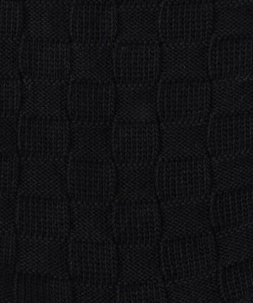 COMME CA MEN / コムサ・メン ソックス | 【市松柄】ジャカード クルーソックス | 詳細2