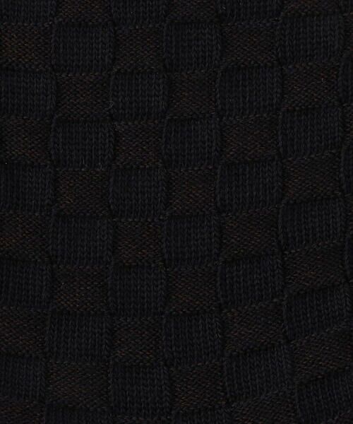 COMME CA MEN / コムサ・メン ソックス | 【市松柄】ジャカード クルーソックス | 詳細8