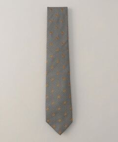 COMME CA MEN / コムサ・メン ネクタイ | マイクロハウンドトゥース×ドット　タイ