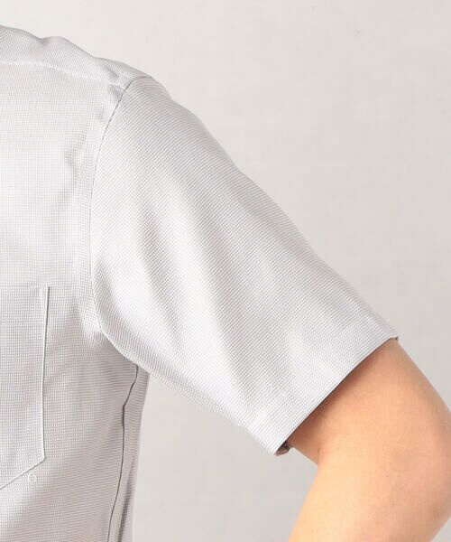 COMME CA MEN / コムサ・メン シャツ・ブラウス | マイクロハウンドトゥース　半袖ボタンダウンドレスシャツ | 詳細8