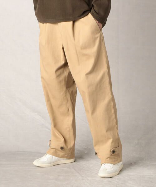 COMME CA MEN / コムサ・メン チノ・ワークパンツ | 2way ワイドパンツ | 詳細3