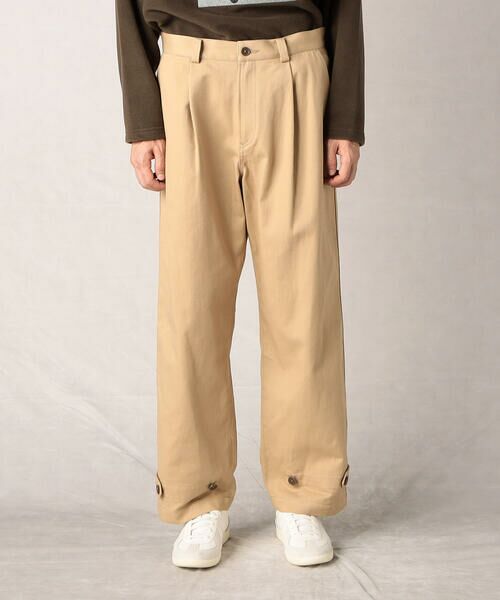 COMME CA MEN / コムサ・メン チノ・ワークパンツ | 2way ワイドパンツ | 詳細6