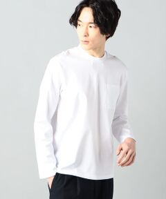 COMME CA MEN / コムサ・メン Tシャツ | 長袖ジャケットネックTシャツ