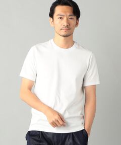 “アルビニ”リンガーネック スリムフィット Ｔシャツ