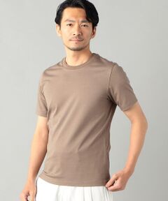 “アルビニ”リンガーネック スリムフィット Ｔシャツ