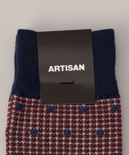 COMME CA MEN / コムサ・メン ソックス | “ポルカドット柄”クルーソックス | 詳細1