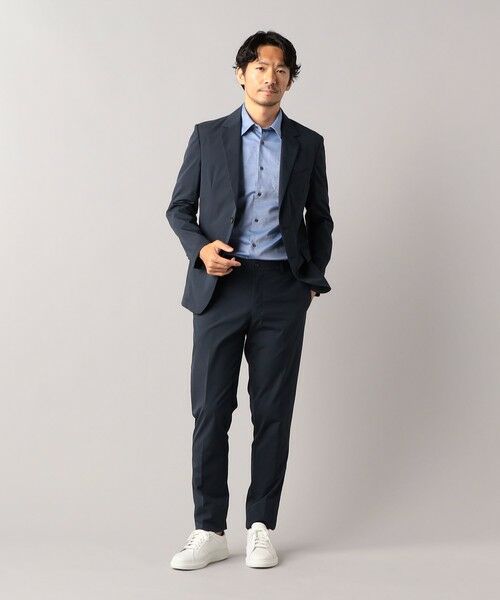 COMME CA MEN / コムサ・メン セットアップ | 【セットアップ対応可】シアサッカー ストレッチパンツ | 詳細3