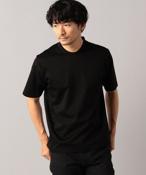 COMME CA MEN / コムサ・メン Tシャツ | 綿スムース　ジャケットネックTシャツ | 詳細12