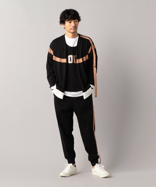 COMME CA MEN / コムサ・メン その他パンツ | 【黒とコッパ—】側章ジョガーパンツ | 詳細3