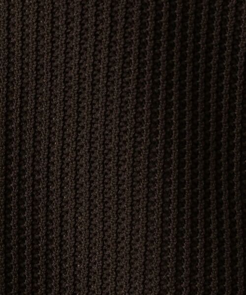 COMME CA MEN / コムサ・メン ニット・セーター | “透かし編み”シアーニット 半袖アロハ | 詳細12
