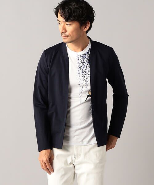 COMME CA MEN / コムサ・メン カーディガン・ボレロ | “リネンポリエステルインレイ ” ハッピカーディガン | 詳細6