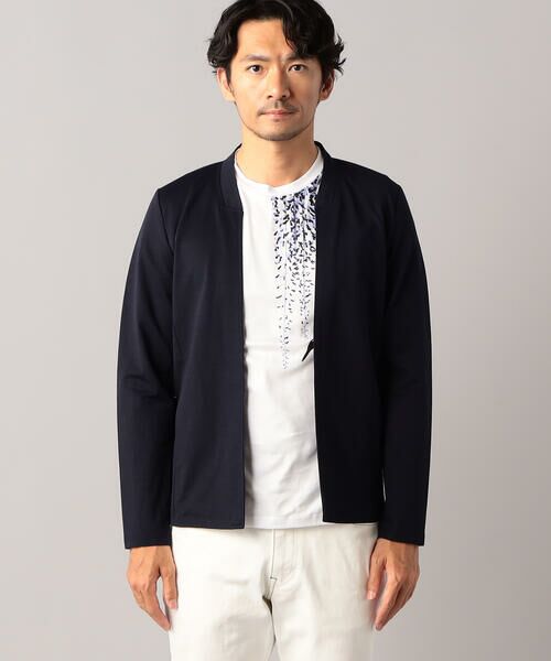 COMME CA MEN / コムサ・メン カーディガン・ボレロ | “リネンポリエステルインレイ ” ハッピカーディガン | 詳細7