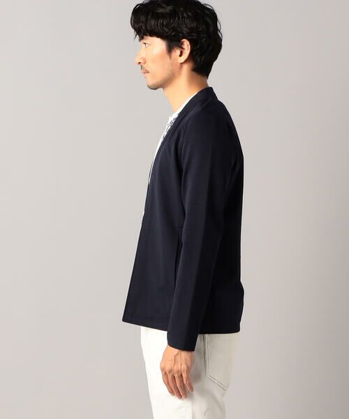 COMME CA MEN / コムサ・メン カーディガン・ボレロ | “リネンポリエステルインレイ ” ハッピカーディガン | 詳細8