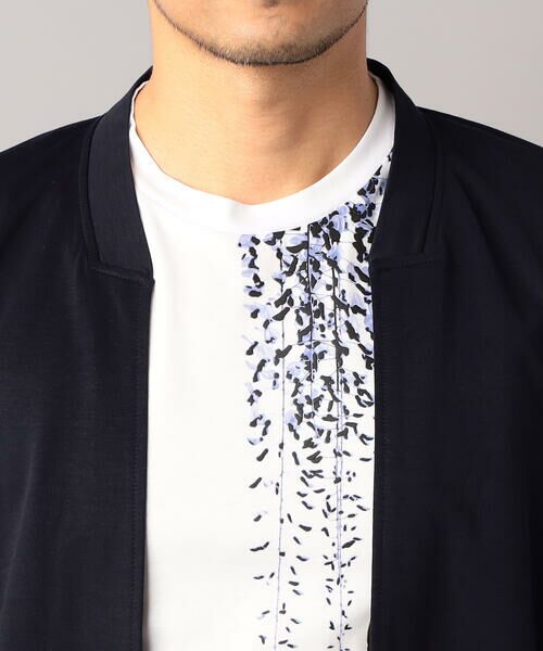 COMME CA MEN / コムサ・メン カーディガン・ボレロ | “リネンポリエステルインレイ ” ハッピカーディガン | 詳細10