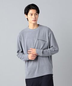 ファスナーポケット 長袖Tシャツ