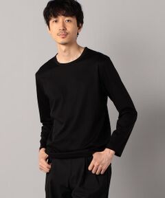 シルキースムース  クルーネックTシャツ