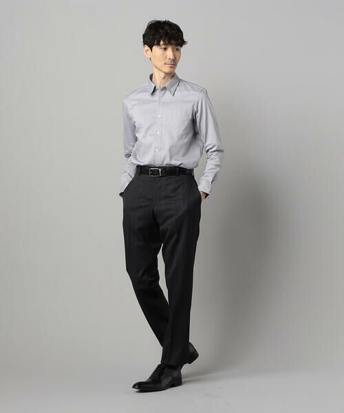 COMME CA MEN / コムサ・メン シャツ・ブラウス | コットンオックス  レギュラーカラーシャツ | 詳細1