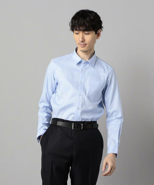 COMME CA MEN / コムサ・メン シャツ・ブラウス | コットンオックス  レギュラーカラーシャツ | 詳細13