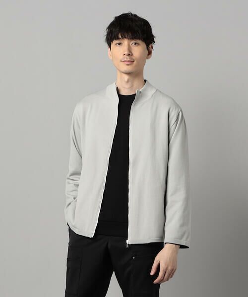 COMME CA MEN / コムサ・メン ニット・セーター | スタンドネック ジップニット | 詳細3