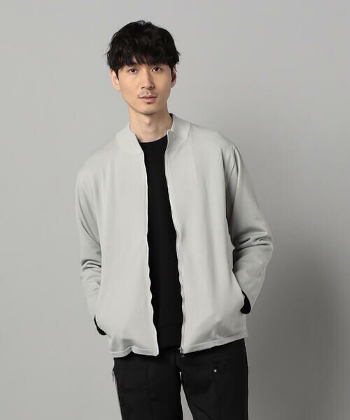 COMME CA MEN / コムサ・メン ニット・セーター | スタンドネック ジップニット | 詳細4