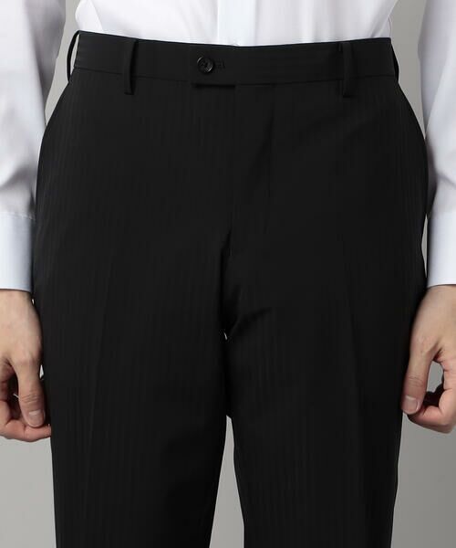 COMME CA MEN / コムサ・メン セットアップ | 【セットアップ対応】尾州織り ポリエステルストレッチ ヘリンボーン スラックス | 詳細7