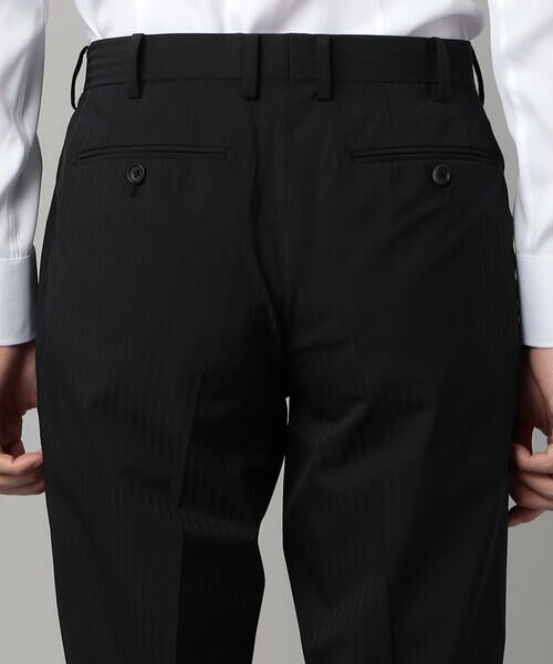 COMME CA MEN / コムサ・メン セットアップ | 【セットアップ対応】尾州織り ポリエステルストレッチ ヘリンボーン スラックス | 詳細8