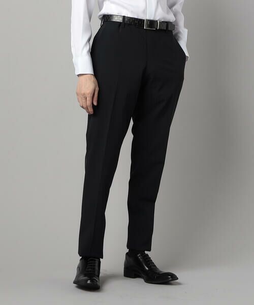 COMME CA MEN / コムサ・メン セットアップ | 【セットアップ対応】尾州織り ポリエステルストレッチ ヘリンボーン スラックス | 詳細13