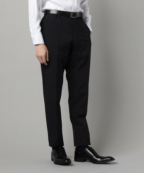 COMME CA MEN / コムサ・メン セットアップ | 【セットアップ対応】尾州織り ポリエステルストレッチ ヘリンボーン スラックス | 詳細14