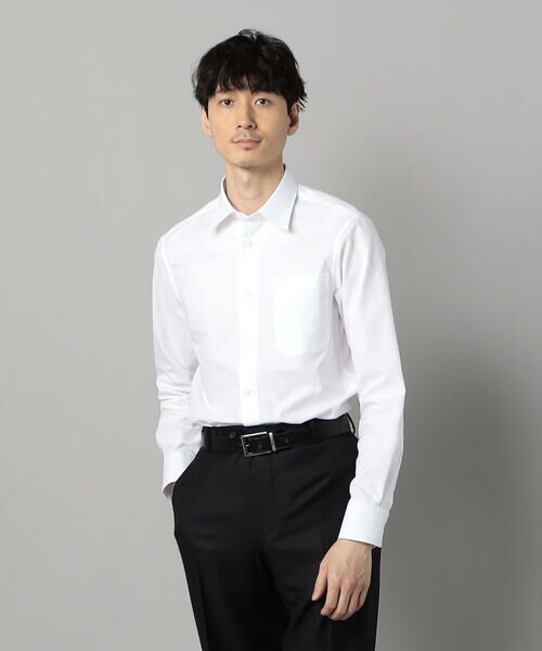 COMME CA MEN/コムサ・メン 【数量限定】THOMAS MASON社 オックスフォードシャツ ホワイト L COMME CA MEN/コムサ・メン 【数量限定】THOMAS MASON社 オックスフォードシャツ ホワイト L