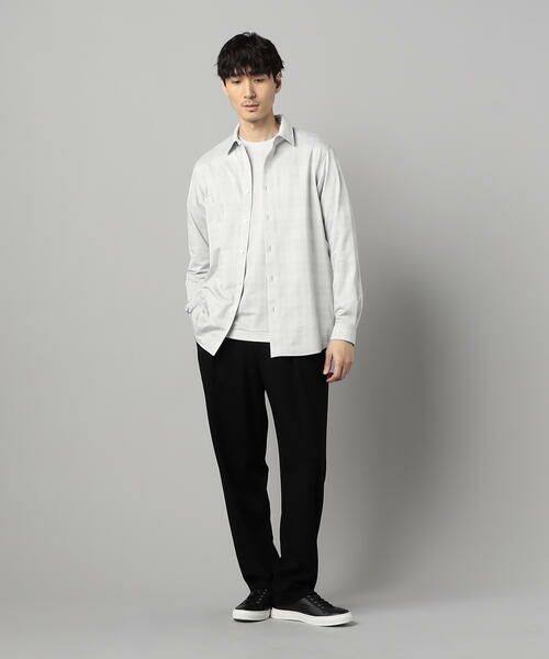 COMME CA MEN / コムサ・メン シャツ・ブラウス | 和歌山編みイル・プリンチペ ジャージー レギュラーカラーシャツ | 詳細1