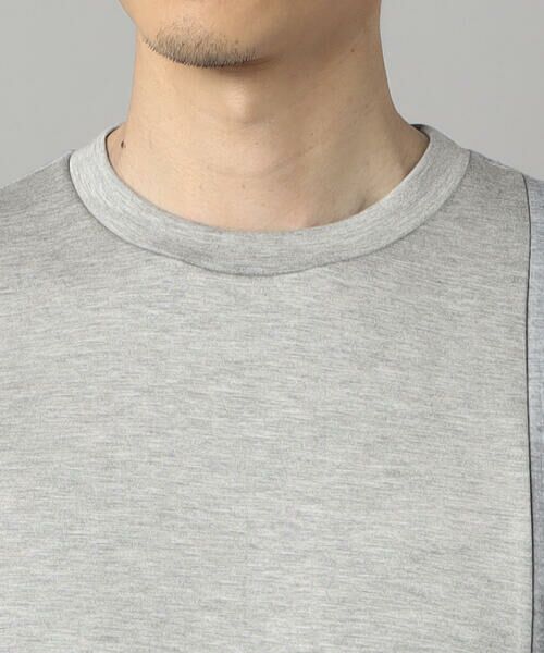COMME CA MEN / コムサ・メン カットソー | 柄切り替えデザイン ロングスリーブ | 詳細9