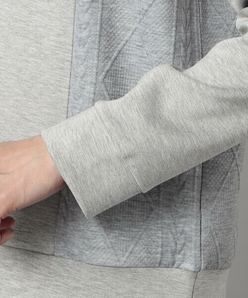 COMME CA MEN / コムサ・メン カットソー | 柄切り替えデザイン ロングスリーブ | 詳細10